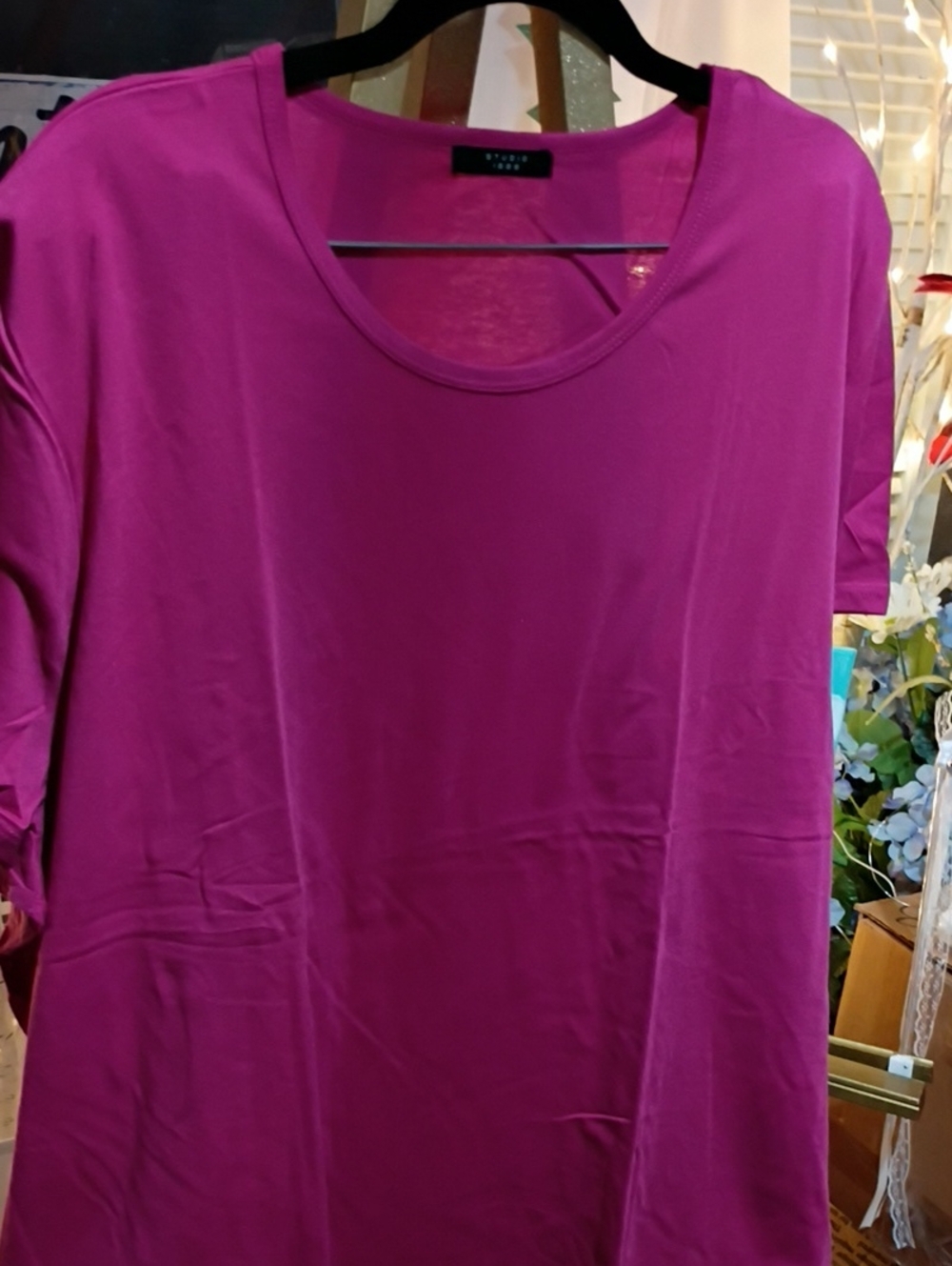Studio 1886 Women's Scoop Neck Tee - Magenta